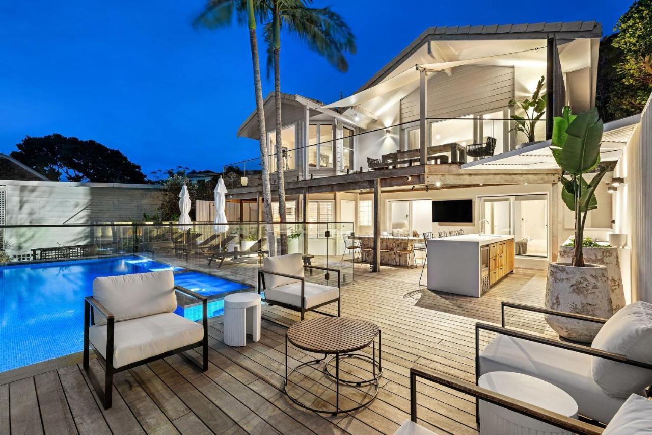 Sway - Stunning 5 Bedroom Beach House With Pool Teluk Byron Bagian luar foto